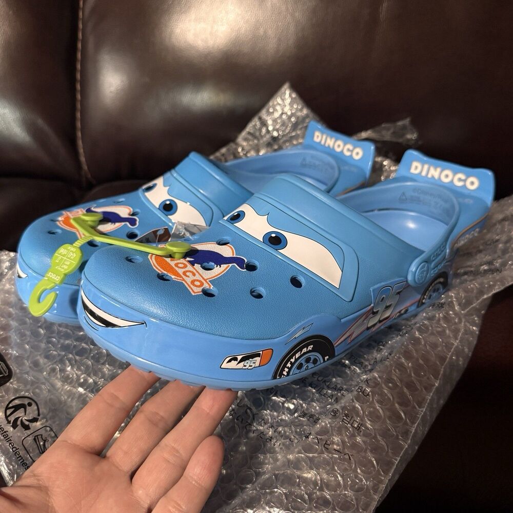 Crocs Lightning McQueen Dinoco Clog Disney Pixar | M9/W11 | NEW
